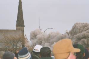 Cloud of dust and debris