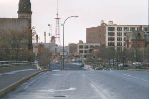 Long shot of implosion site