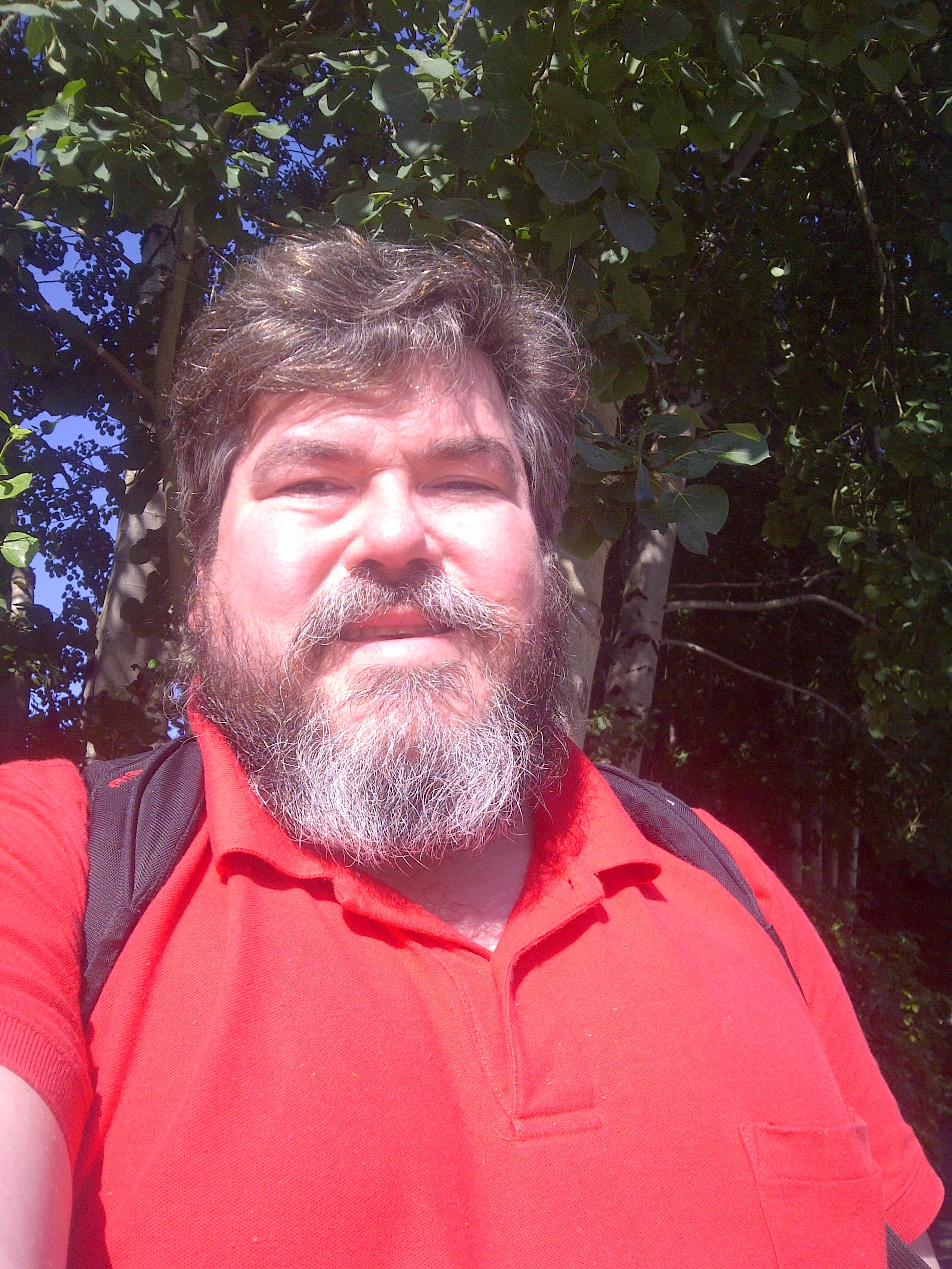 bigmacbear at the entrance to the North Creek trail, Bothell